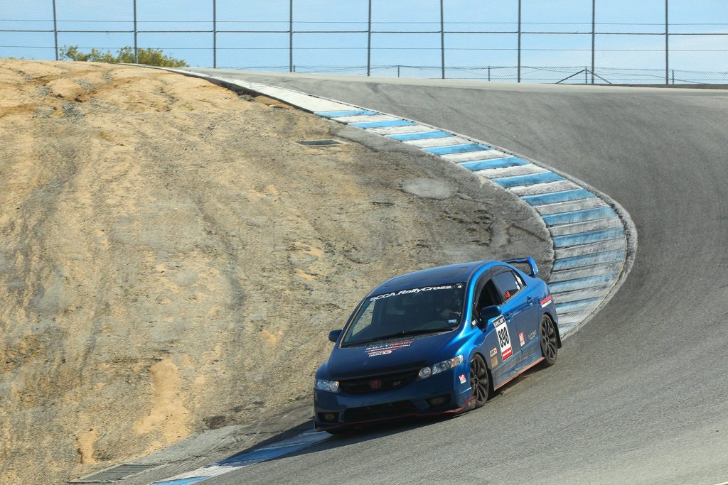 Laguna Seca Corckscrew Honda Civic Si