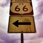Historic Old Route 66 Sign - New Mexico