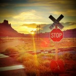 Railroad Crossing - Moab, Utah